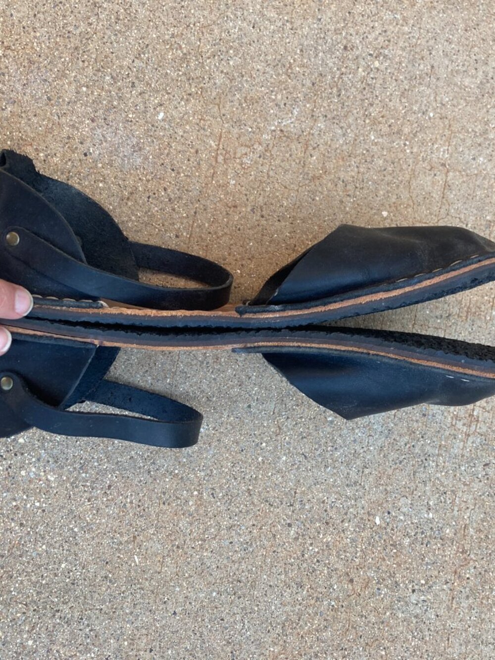 Crupon barefoot sandals Trevi in nero (black) size 40 - Picture 4 of 7